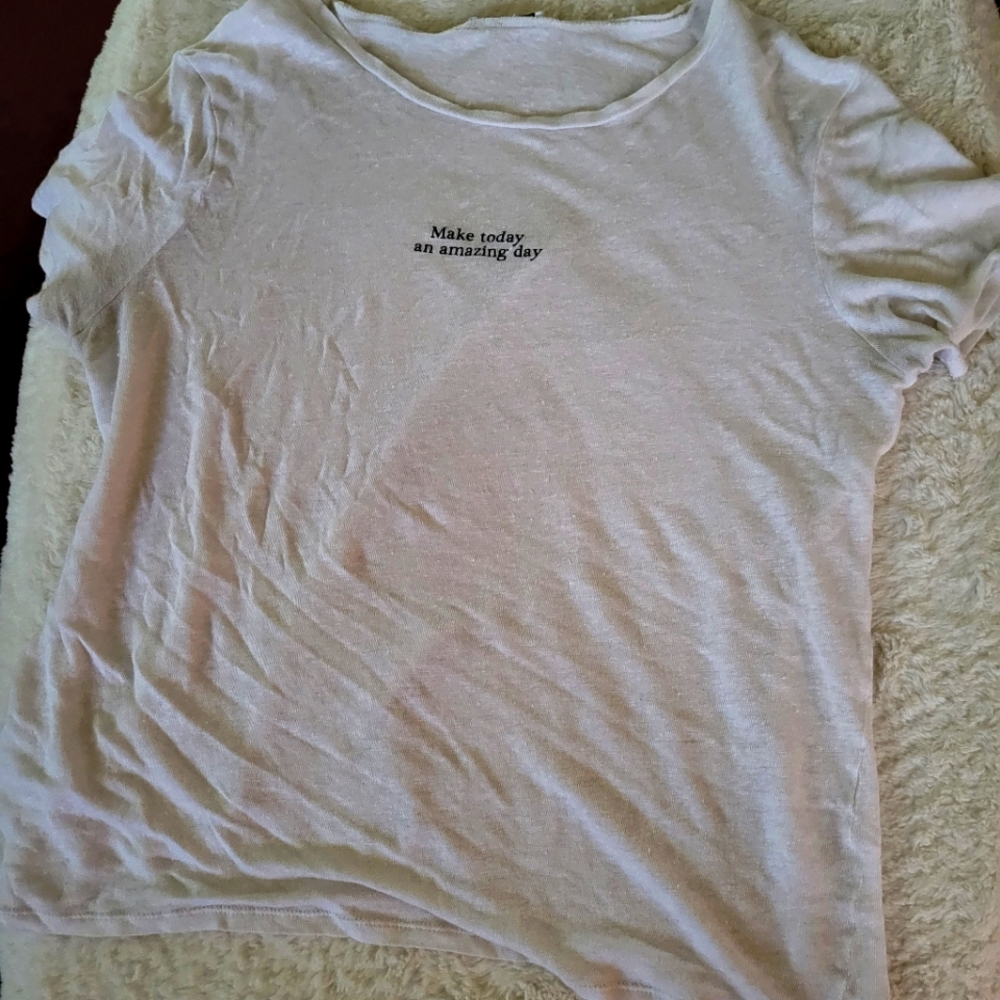 White Zara Tee